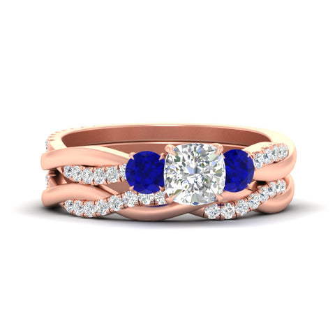 cushion-cut-three-stone-twisted-sapphire-wedding-band-in-rose-gold-fdens3301cugsablsleep-nl-rg.jpg