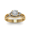 Load image into Gallery viewer, cushion-cut-twisted-diamond-bridal-set-in-14K-yellow-gold-FD8300CU-NL-YG.jpg