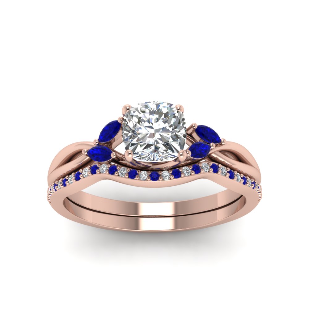 cushion-cut-twisted-diamond-bridal-set-with-blue-sapphire-in-14K-rose-gold-FD8300CUGSABL-NL-RG.jpg