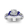 Load image into Gallery viewer, cushion-cut-twisted-diamond-bridal-set-with-blue-sapphire-in-14K-white-gold-FD8300CUGSABL-NL-WG.jpg