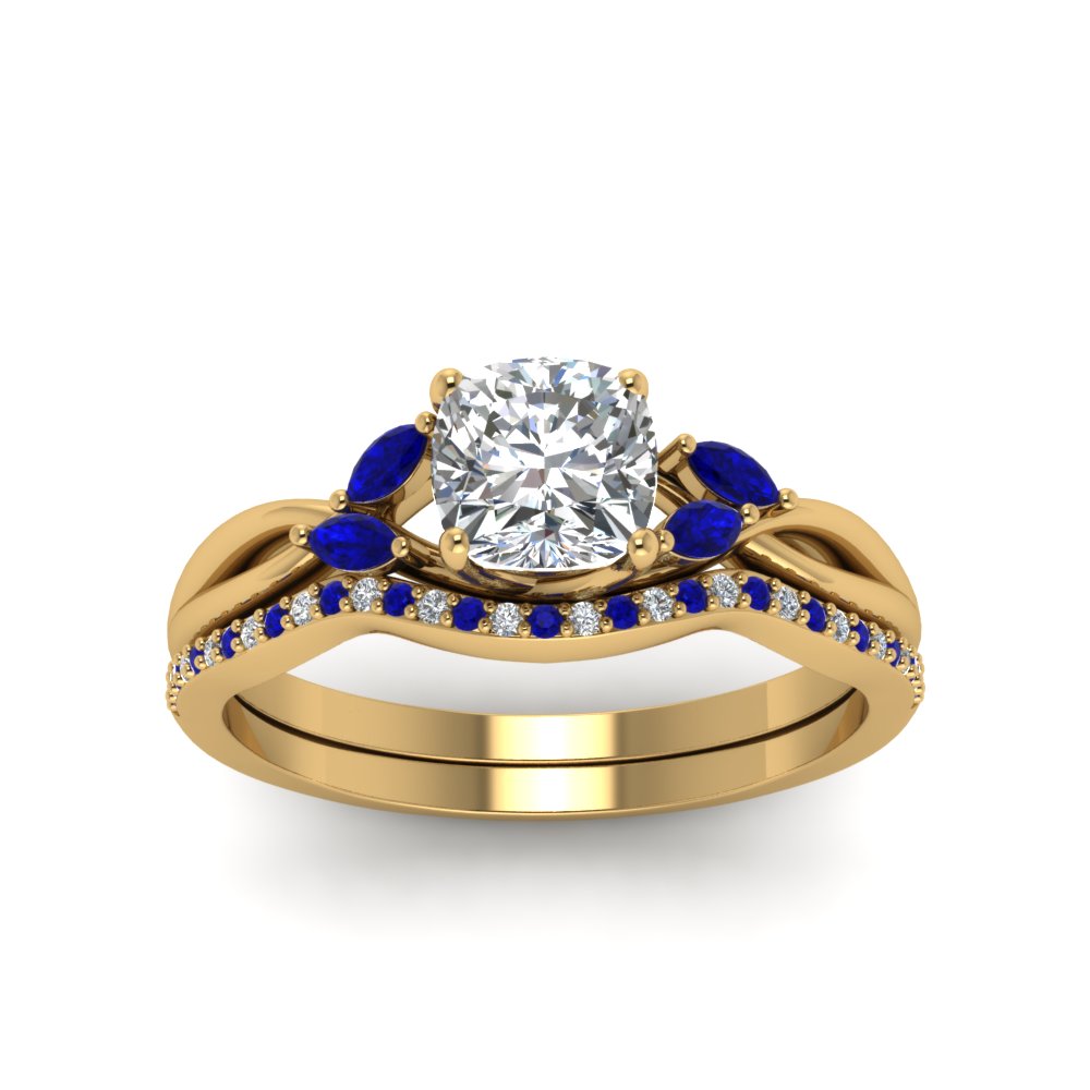 cushion-cut-twisted-diamond-bridal-set-with-blue-sapphire-in-14K-yellow-gold-FD8300CUGSABL-NL-YG.jpg