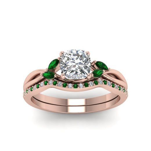 cushion-cut-twisted-diamond-bridal-set-with-emerald-in-14K-rose-gold-FD8300CUGEMGR-NL-RG.jpg