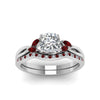 Load image into Gallery viewer, cushion-cut-twisted-diamond-bridal-set-with-ruby-in-14K-white-gold-FD8300CUGRUDR-NL-WG.jpg