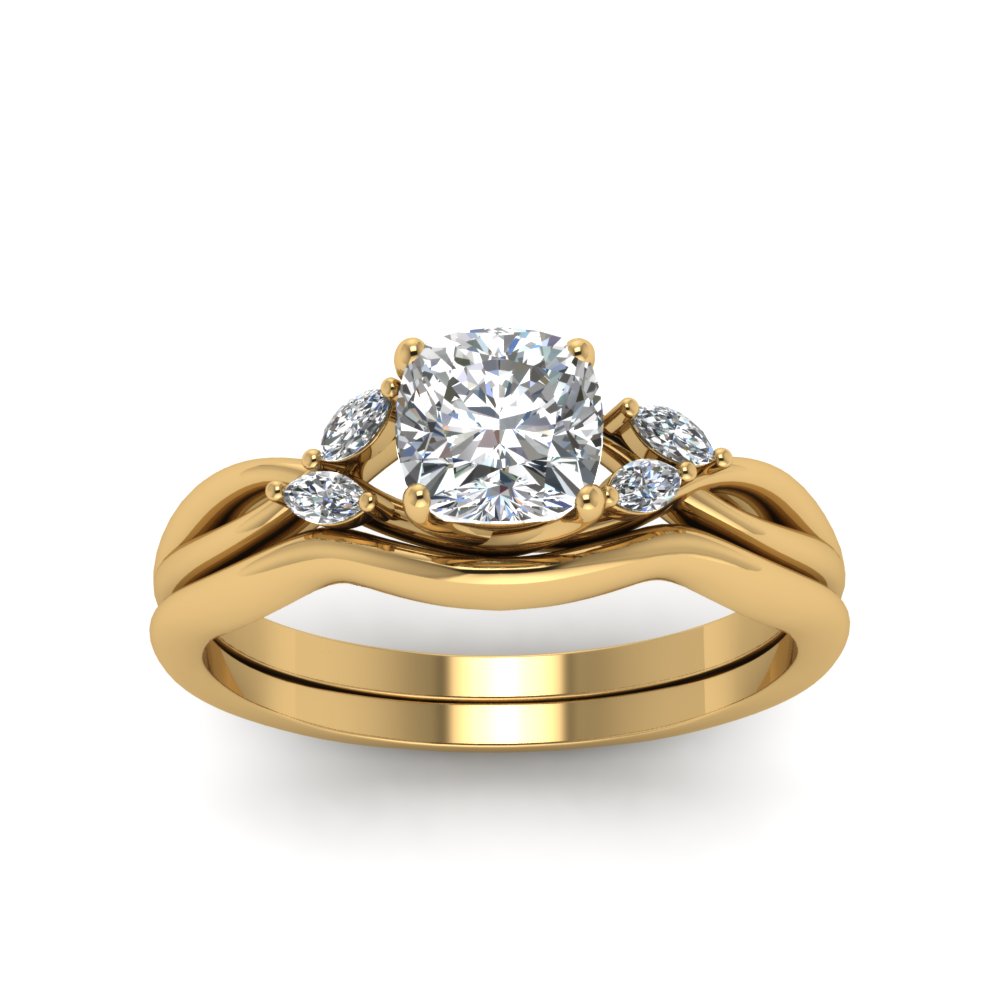 cushion-cut-twisted-diamond-ring-with-matching-curved-band-in-14K-yellow-gold-FD8300-CU-NL-YG.jpg