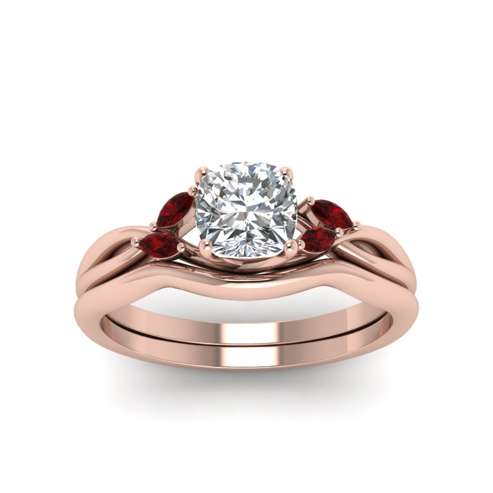 cushion-cut-twisted-diamond-ring-with-matching-curved-band-with-ruby-in-14K-rose-gold-FD8300CUGRUDR-NL-RG.jpg