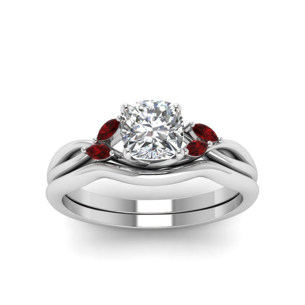 cushion-cut-twisted-diamond-ring-with-matching-curved-band-with-ruby-in-14K-white-gold-FD8300CUGRUDR-NL-WG.jpg