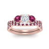 Load image into Gallery viewer, cushion-cut-twisted-floral-prong-pink-sapphire-wedding-set-in-rose-gold-FD10257CUGSADRPI-ANGLE5-NL-RG?v=1756359958