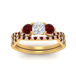 Load image into Gallery viewer, cushion-cut-twisted-floral-prong-ruby-wedding-set-in-yellow-gold-FD10257CUGRUDR-ANGLE5-NL-YG_9c428b76-bcd7-4e17-bcf5-a2418627f11d?v=1756360108