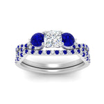 Load image into Gallery viewer, cushion-cut-twisted-floral-prong-sapphire-wedding-set-in-white-gold-FD10257CUGSABL-ANGLE5-NL-WG_d7dc9f56-2cfd-4029-8139-8a8001b74b52?v=1756360108