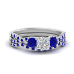 Load image into Gallery viewer, cushion-cut-twisted-floral-prong-sapphire-wedding-set-in-white-gold-FD10257CUGSABL-NL-WG?v=1756359958
