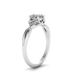 Load image into Gallery viewer, cushion-cut-twisted-petal-diamond-engagement-ring-in-14K-white-gold-FD8300CUR-NL-WG.jpg

