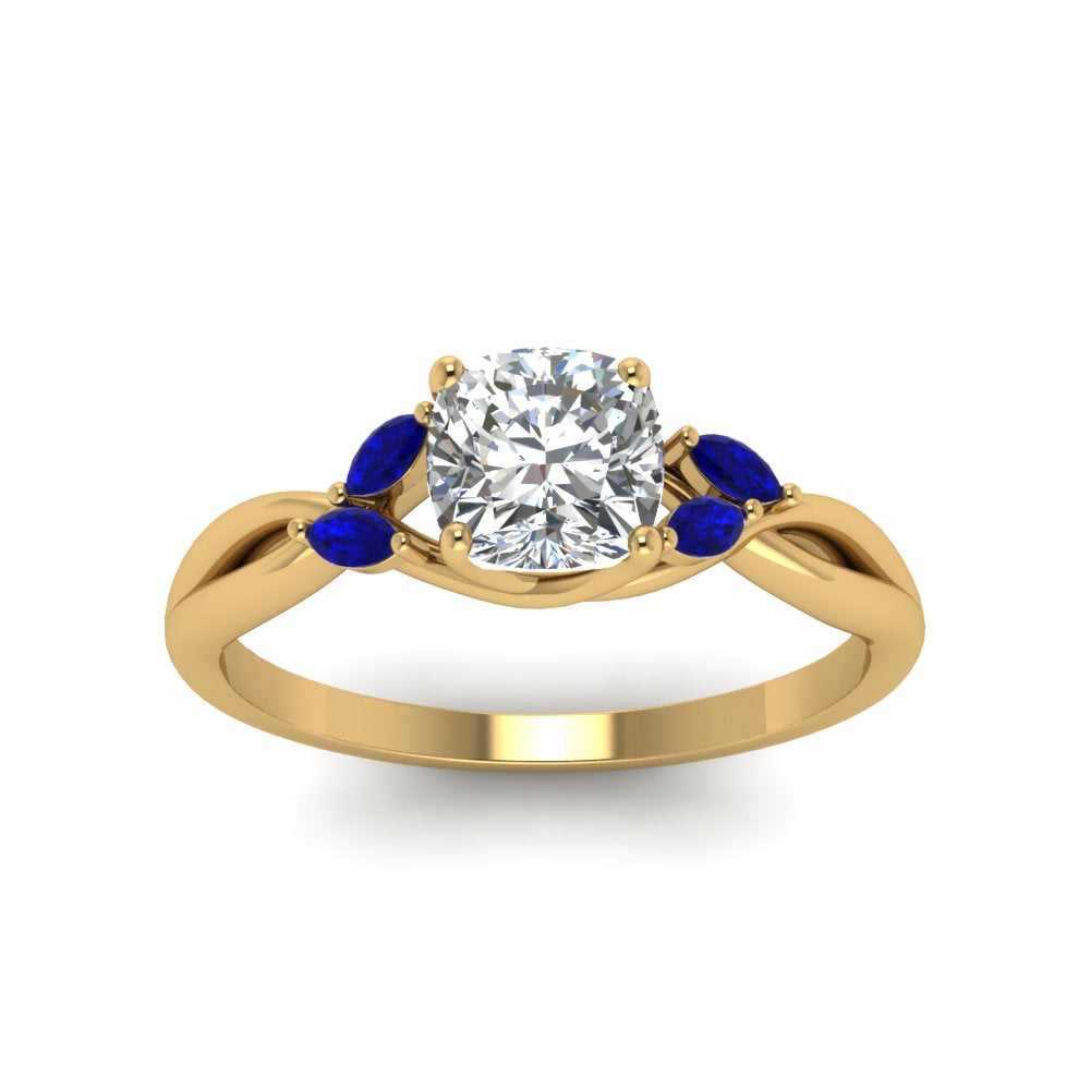 cushion-cut-twisted-petal-diamond-engagement-ring-with-blue-sapphire-in-14K-yellow-gold-FD8300CURGSABL-NL-YG.jpg