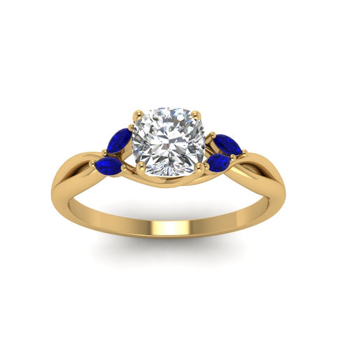 cushion-cut-twisted-petal-diamond-engagement-ring-with-blue-sapphire-in-14K-yellow-gold-FD8300CURGSABL-NL-YG.jpg