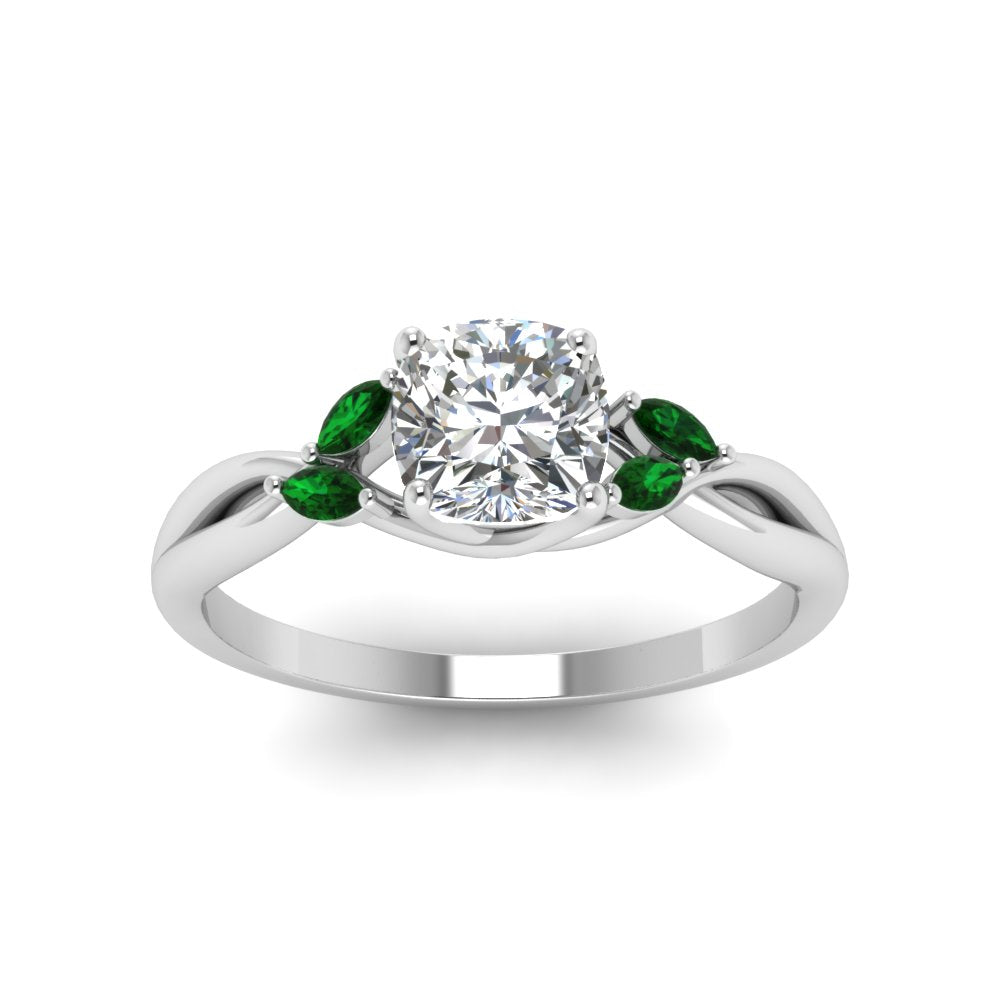 cushion-cut-twisted-petal-diamond-engagement-ring-with-emerald-in-14K-white-gold-FD8300CURGEMGR-NL-WG.jpg