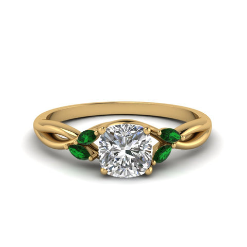 cushion-cut-twisted-petal-diamond-engagement-ring-with-emerald-in-14K-yellow-gold-FD8300CURGEMGR-NL-YG.jpg