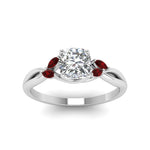 Load image into Gallery viewer, cushion-cut-twisted-petal-diamond-engagement-ring-with-ruby-in-14K-white-gold-FD8300CURGRUDR-NL-WG.jpg
