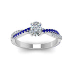 Load image into Gallery viewer, cushion-cut-twisted-vine-diamond-engagement-ring-for-women-with-blue-sapphire-in-14K-white-gold-FD8233CURGSABL-NL-WG.jpg
