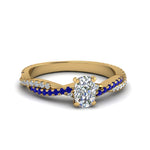 Load image into Gallery viewer, cushion-cut-twisted-vine-diamond-engagement-ring-for-women-with-blue-sapphire-in-14K-yellow-gold-FD8233CURGSABL-NL-YG.jpg
