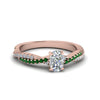 Load image into Gallery viewer, cushion-cut-twisted-vine-diamond-engagement-ring-for-women-with-emerald-in-14K-rose-gold-FD8233CURGEMGR-NL-RG.jpg