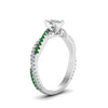 Load image into Gallery viewer, cushion-cut-twisted-vine-diamond-engagement-ring-for-women-with-emerald-in-14K-white-gold-FD8233CURGEMGR-NL-WG.jpg