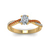 Load image into Gallery viewer, cushion-cut-twisted-vine-diamond-engagement-ring-for-women-with-orange-sapphire-in-14K-yellow-gold-FD8233CURGSAOR-NL-YG.jpg