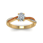 Load image into Gallery viewer, cushion-cut-twisted-vine-diamond-engagement-ring-for-women-with-orange-sapphire-in-14K-yellow-gold-FD8233CURGSAOR-NL-YG.jpg
