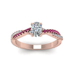 Load image into Gallery viewer, cushion-cut-twisted-vine-diamond-engagement-ring-for-women-with-pink-sapphire-in-14K-rose-gold-FD8233CURGSADRPI-NL-RG.jpg
