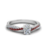 Load image into Gallery viewer, cushion-cut-twisted-vine-diamond-engagement-ring-for-women-with-ruby-in-14K-white-gold-FD8233CURGRUDR-NL-WG.jpg