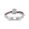 Load image into Gallery viewer, cushion-cut-twisted-vine-diamond-engagement-ring-for-women-with-ruby-in-14K-white-gold-FD8233CURGRUDR-NL-WG.jpg
