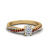 Load image into Gallery viewer, cushion-cut-twisted-vine-diamond-engagement-ring-for-women-with-ruby-in-14K-yellow-gold-FD8233CURGRUDR-NL-YG.jpg