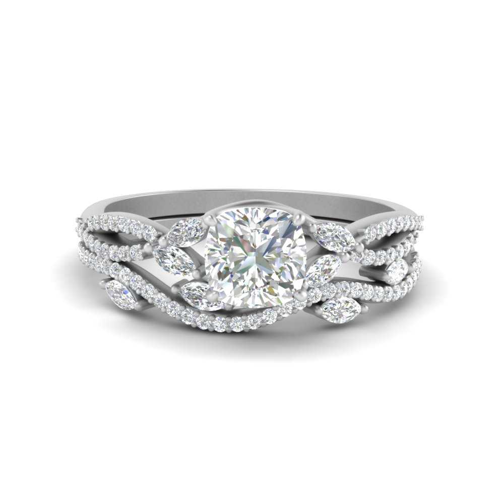 cushion-cut-twisted-vine-luxury-diamond-bridal-ring-set-in-white-gold-FDENR3211CUANGLE3-NL-WG