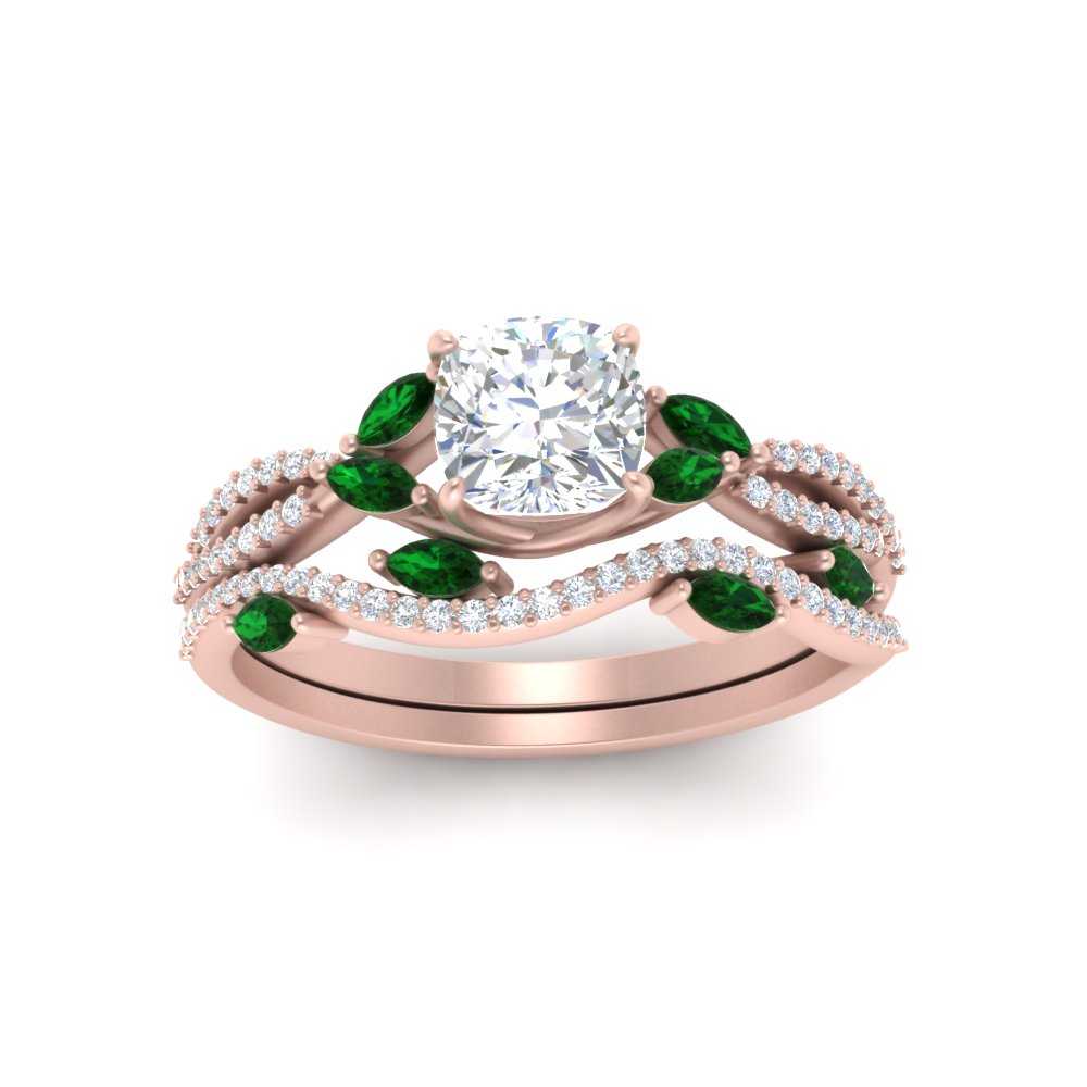 cushion-cut-twisted-vine-luxury-emerald-bridal-ring-set-in-rose-gold-FDENR3211CUGEMGRANGLE3-NL-RG