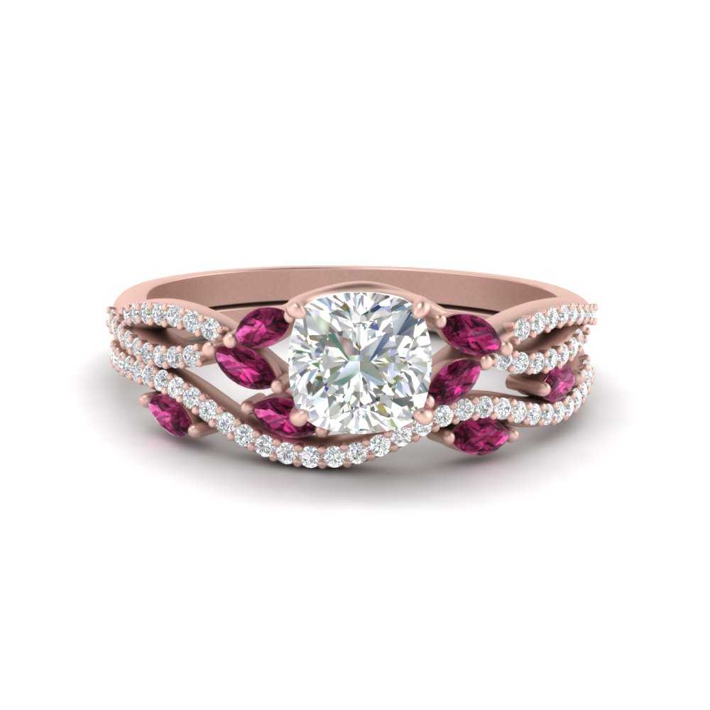 cushion-cut-twisted-vine-luxury-pink-sapphire-bridal-ring-set-in-rose-gold-FDENR3211CUGSADRPIANGLE3-NL-RG