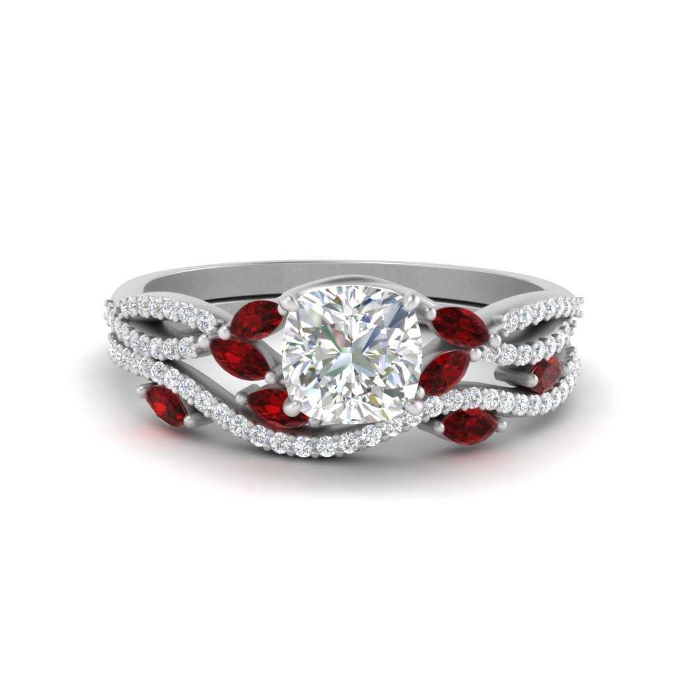 cushion-cut-twisted-vine-luxury-ruby-bridal-ring-set-in-white-gold-FDENR3211CUGRUDRANGLE3-NL-WG