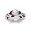 Load image into Gallery viewer, cushion-cut-twisted-vine-luxury-ruby-bridal-ring-set-in-white-gold-FDENR3211CUGRUDRANGLE3-NL-WG