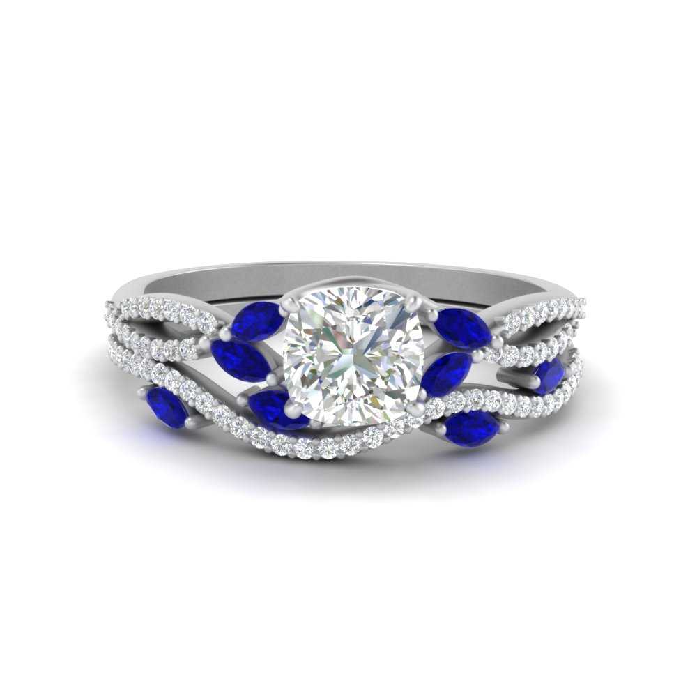 cushion-cut-twisted-vine-luxury-sapphire-bridal-ring-set-in-white-gold-FDENR3211CUGSABLANGLE3-NL-WG