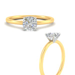 Load image into Gallery viewer, cushion-cut-two-tone-1.5-mm-comfort-fit-solitaire-ring-in-yellow-gold-fdens11590curangle3-1.50mm-nl-yg_cb593f08-4151-4b92-83a7-2321121b4866?v=1758104207
