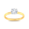 Load image into Gallery viewer, cushion-cut-two-tone-2-mm-comfort-fit-solitaire-ring-in-yellow-gold-fdens11590curangle5-2.00mm-nl-yg_529bbd6b-41a2-4694-b191-0171c2efb17a?v=1758168276