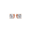 Load image into Gallery viewer, Cushion Diamond Basket Stud Earring
