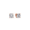 Load image into Gallery viewer, Cushion Diamond Basket Stud Earring