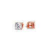 Load image into Gallery viewer, Cushion Diamond Basket Stud Earring