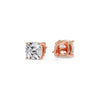 Load image into Gallery viewer, Cushion Diamond Basket Stud Earring