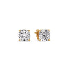 Load image into Gallery viewer, Cushion Diamond Basket Stud Earring