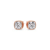 Load image into Gallery viewer, Bezel Set Cushion Diamond Stud Earrings