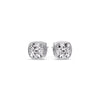 Load image into Gallery viewer, Bezel Set Cushion Diamond Stud Earrings