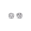Load image into Gallery viewer, Bezel Set Cushion Diamond Stud Earrings