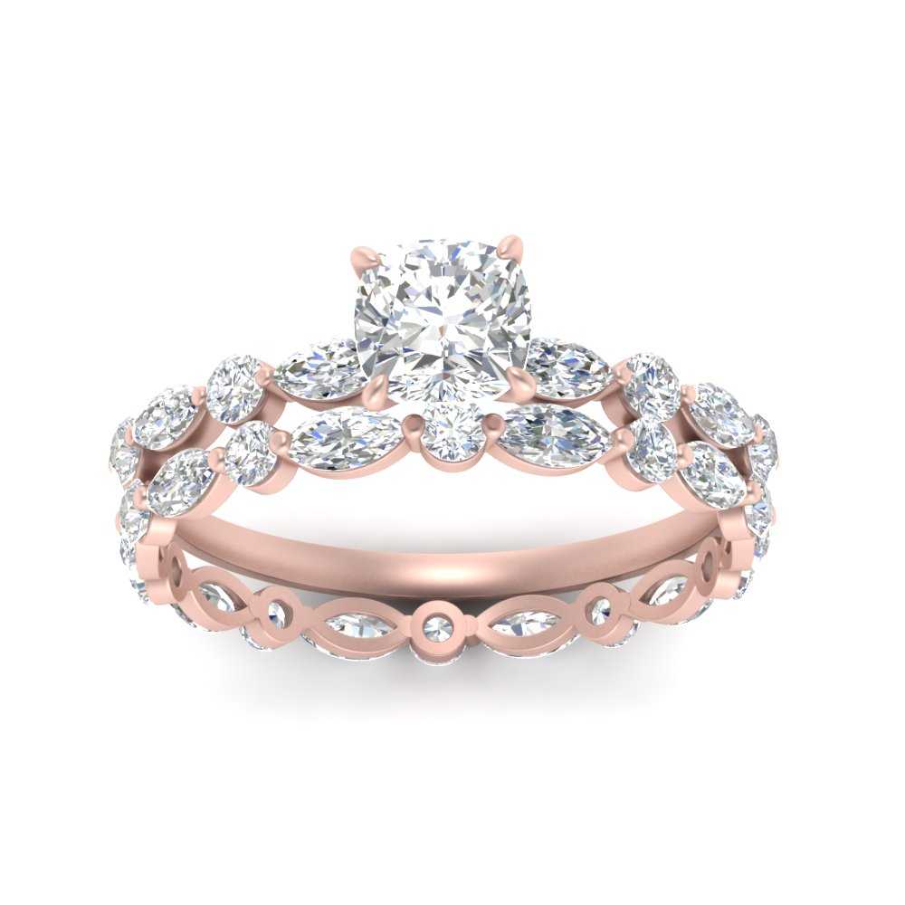 cushion-diamond-floating-marquise-accent-ring-with-eternity-wedding-band-in-rose-gold-FDEWB9398CUANGLE5-NL-RG.jpg?v=1758802043