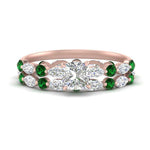 Load image into Gallery viewer, cushion-emerald-floating-marquise-accent-ring-with-eternity-wedding-band-in-rose-gold-FDEWB9398CUGEMGR-NL-RG.jpg?v=1758802045
