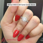 Load image into Gallery viewer, round-cut-halo-diamond-engagement-ring-in-FD11140RORANGLE3-NL-WG
