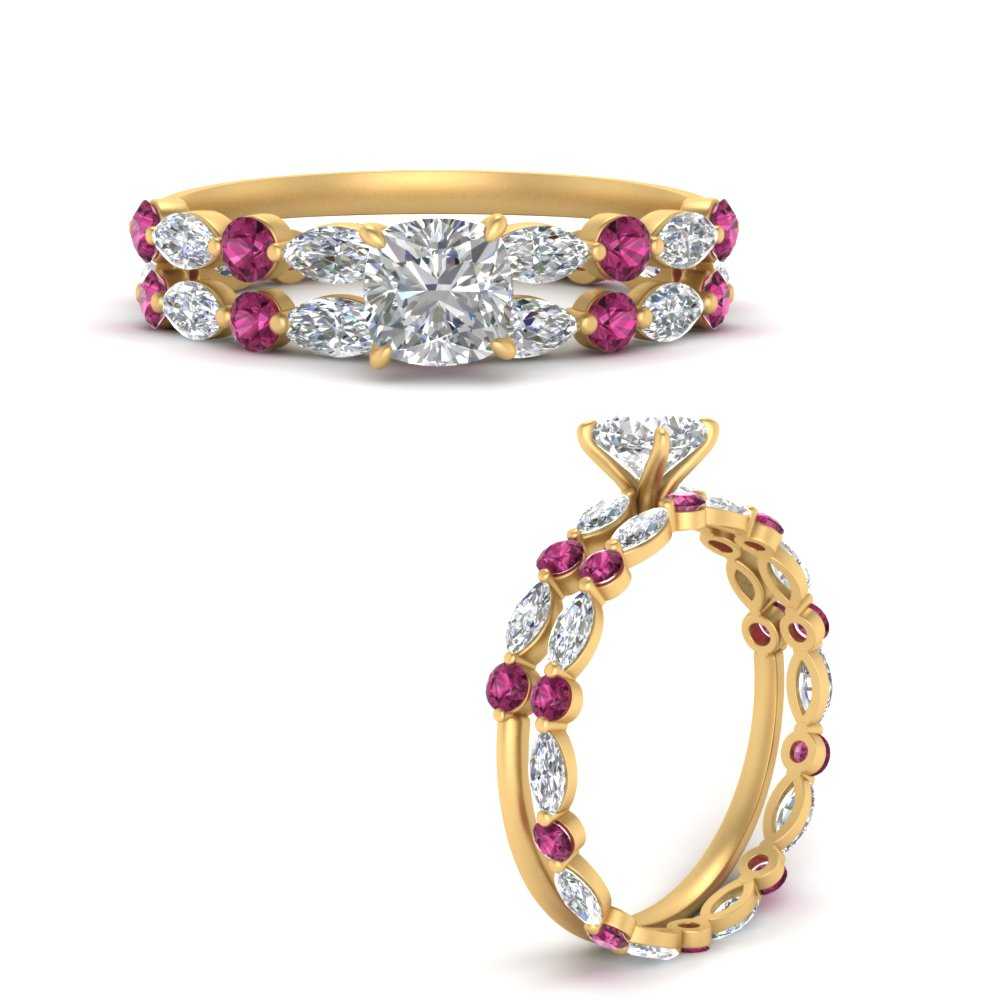 cushion-pink-sapphire-floating-marquise-accent-ring-with-eternity-wedding-band-in-yellow-gold-FDEWB9398CUGSADRPIANGEL3-NL-YG.jpg?v=1758801888